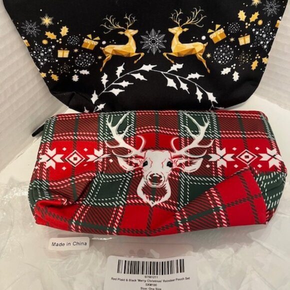 Ella & Elly set of 2 cosmetic pouches. - Picture 2 of 4